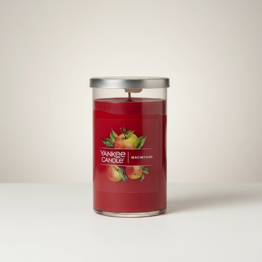 Yankee Candle Macintosh Signature Small Tumbler - 14.25 oz 3-Wick - NWT